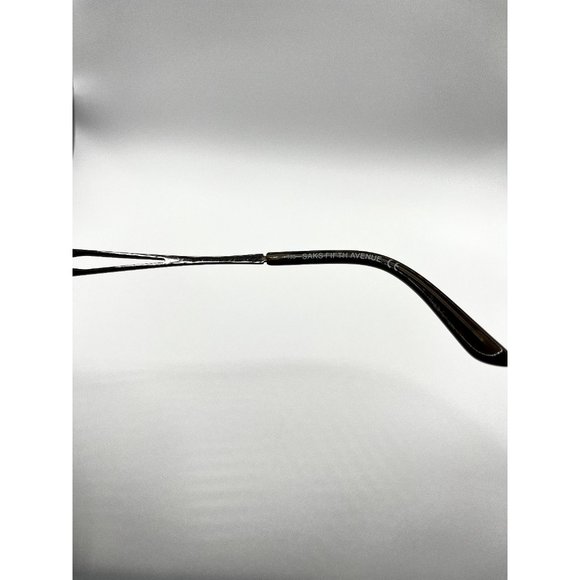Saks Fifth Avenue Eyeglasses Halfrim Saks 246 OCVL 135 Dark Brown - Picture 4 of 5